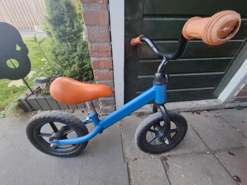 Blauwe loopfiets, Kinderen en Baby's, Speelgoed | Buiten | Voertuigen en Loopfietsen, Gebruikt, Loopfiets, Ophalen