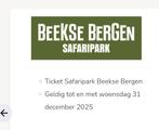 Kaartje Beekse Bergen, Tickets en Kaartjes, Recreatie | Dierentuinen, Eén persoon, Ticket of Toegangskaart