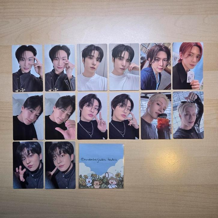 ATEEZ Golden Hour pt3 Poca album selfie pc member set, Verzamelen, Muziek, Artiesten en Beroemdheden, Zo goed als nieuw, Foto of Kaart