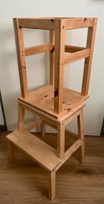 Leertoren - Houten Kinderstoel, Ophalen, Zo goed als nieuw, Overige typen