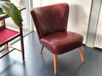 Vintage cocktail stoel, Huis en Inrichting, Stoelen, Ophalen, Gebruikt, Bruin, Vintage