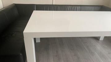 Goossens Zenn tafel + 4 lederen stoelen - WEG IS WEG! beschikbaar voor biedingen