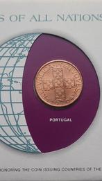 1 ESCUDO 1979 PORTUGAL- COINS OF ALL NATIONS- FRANKLIN MINT, Postzegels en Munten, Ophalen of Verzenden, Overige landen, Setje