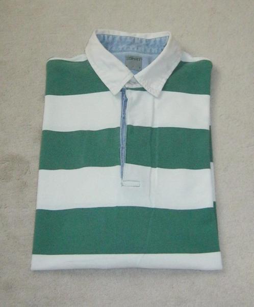 Groen-wit gestreept Polo shirt van Esprit, XL/XXL, z.g.a.n., Kleding | Dames, Truien en Vesten, Zo goed als nieuw, Maat 46/48 (XL) of groter