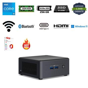 Intel NUC 11TNH i5-1145G7 4.4GHz 16GB 256GB NVMe 512GB SSD beschikbaar voor biedingen