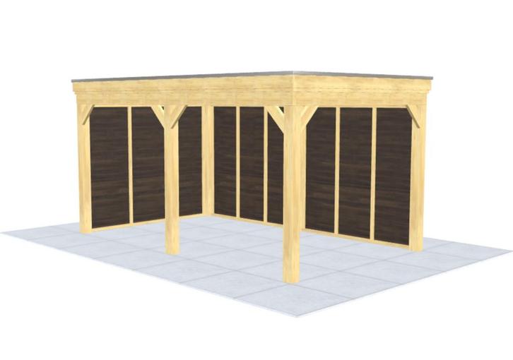 Douglas overkapping 300x500cm, Tuin en Terras, Overkappingen, Nieuw, Veranda, Ophalen of Verzenden