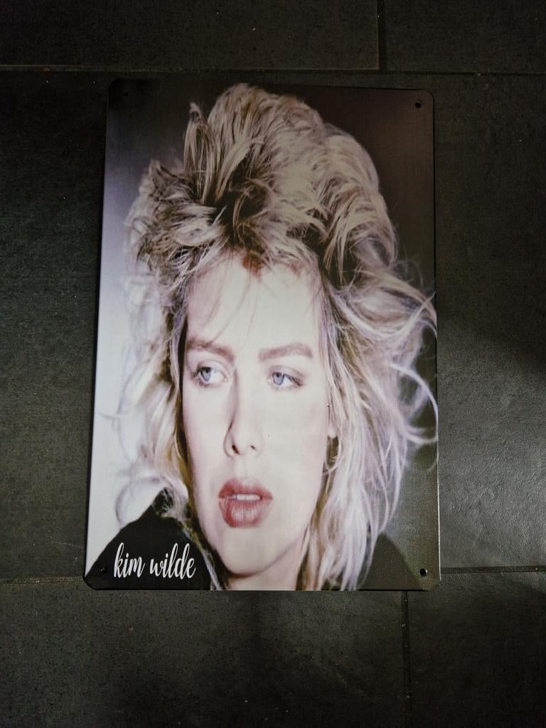 Kim wilde reclamebord, Verzamelen, Ophalen of Verzenden, Nieuw, Reclamebord