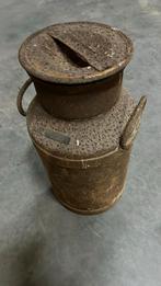 Oude melkbus met deksel, Ophalen of Verzenden, Gebruikt