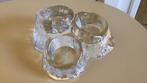 Waxinelichthouder,ijsberg,Scandinavisch design,vintage,’70, Ophalen of Verzenden