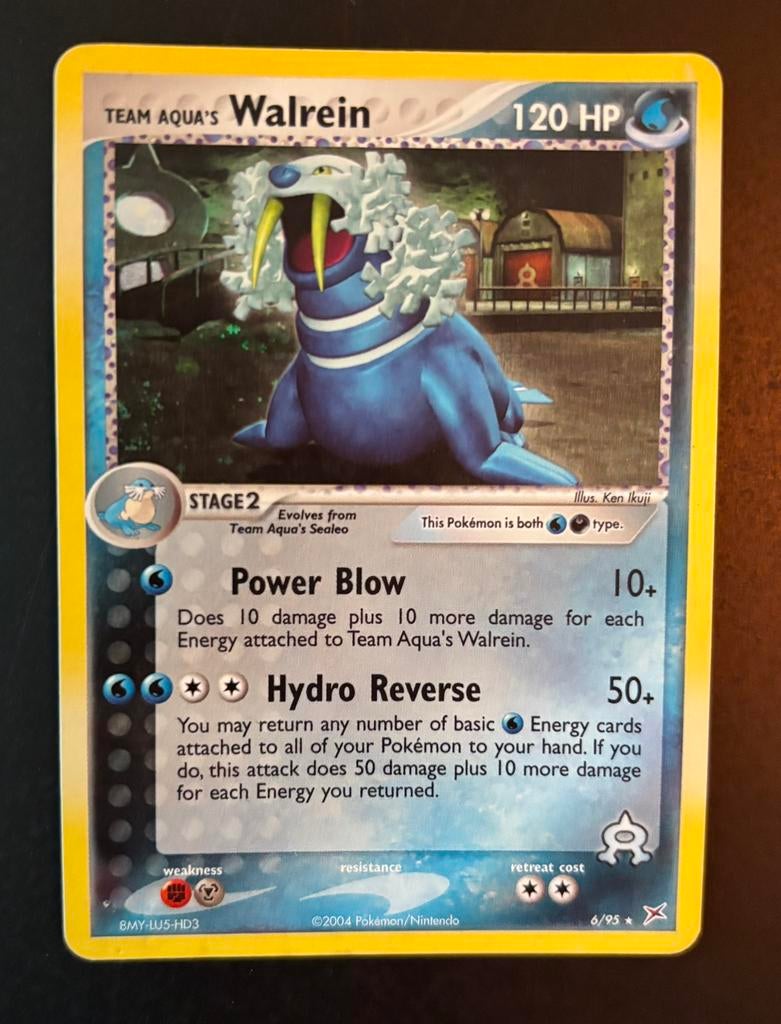 Walrein EX Team Magma Vs Team Aqua 6/95, Verzenden, Zo goed als nieuw