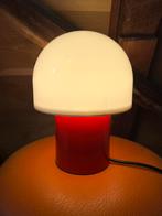 Dijkstra Vintage ‘60-‘70 Tafellamp Paddenstoel Guzzini Stijl, Huis en Inrichting, Ophalen of Verzenden, Zo goed als nieuw, Glas