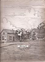 Vlagtwedde Dorpsgezicht 1948 Tekening Sievers, Antiek en Kunst, Ophalen of Verzenden