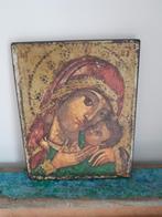 Houten icoon "The Virgin Korsunskaja", Ophalen of Verzenden