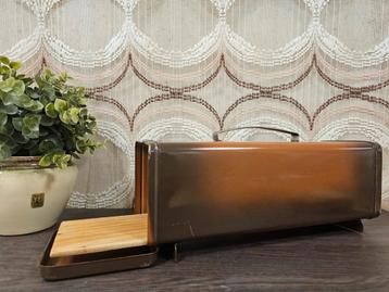 Brabantia shadow brown peperkoek ontbijtkoek blik beschikbaar voor biedingen