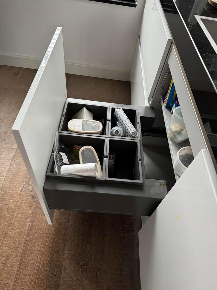 AANGEBODEN: Keukenlade interieur Next125 compleet + 4 bakken, Huis en Inrichting, Keuken | Keukenelementen, Zo goed als nieuw