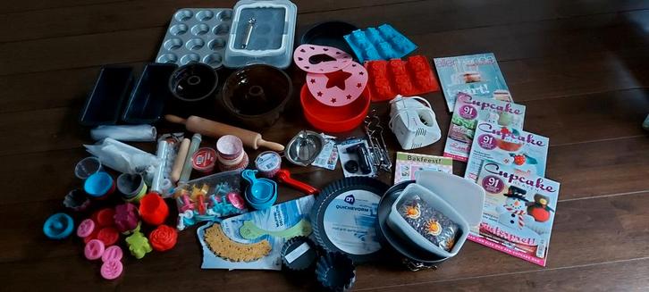 🎁alles voor taarten cupcakes koekjes o.a. mixer vormen etc., Hobby en Vrije tijd, Taarten en Cupcakes maken, Nieuw, Bakvorm, Taarten of Cupcakes