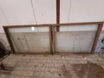 kozijnen met glas, Doe-het-zelf en Verbouw, Glas en Ramen, Ophalen of Verzenden, Gebruikt, Gevelraam of Ruit