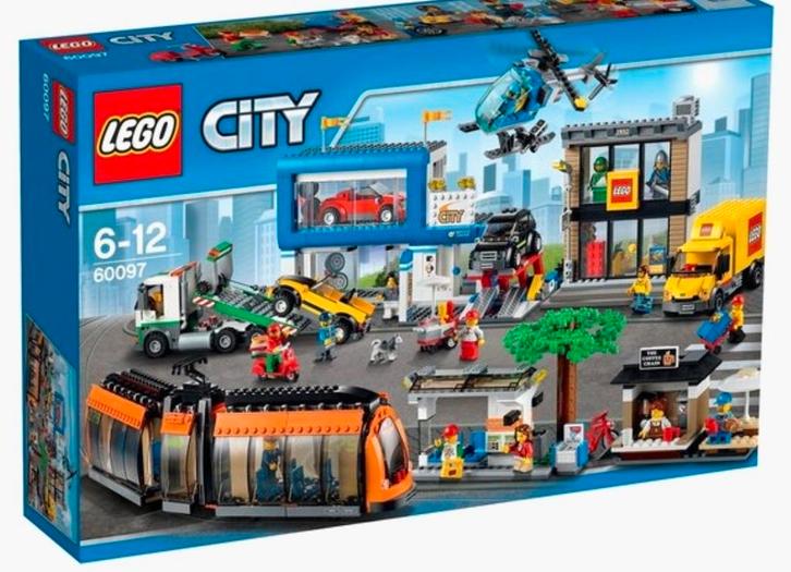 LEGO City 60097 Stadscentrum zonder doos, Kinderen en Baby's, Speelgoed | Duplo en Lego, Zo goed als nieuw, Lego, Complete set