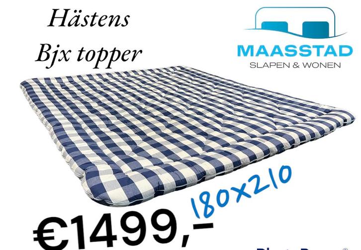 Hästens uitverkoop TOPPER bjx verschillende kleuren, Huis en Inrichting, Slaapkamer | Slaapbanken, Zo goed als nieuw, Wit, Ophalen of Verzenden