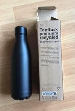 Topflask premium rvs drinkfles zwart 500 ml (nieuw), Ophalen of Verzenden, Nieuw