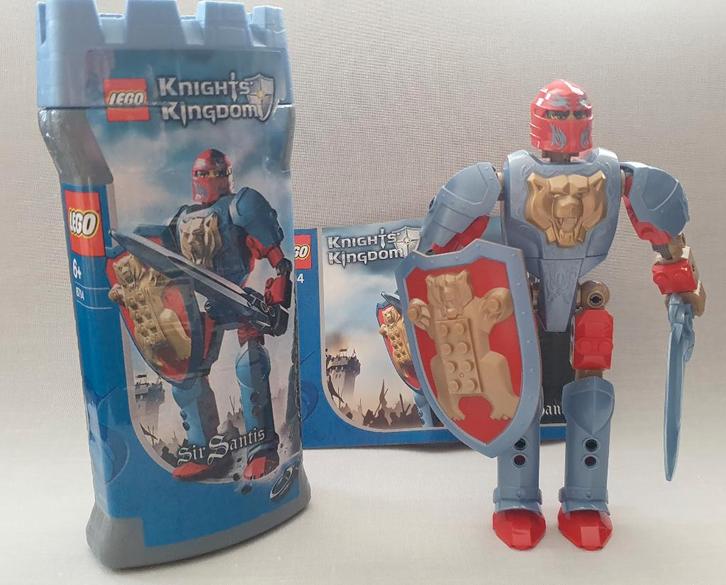 8794 Lego Knights Kingdom Sir Santis, Kinderen en Baby's, Speelgoed | Duplo en Lego, Zo goed als nieuw, Lego, Complete set, Ophalen of Verzenden