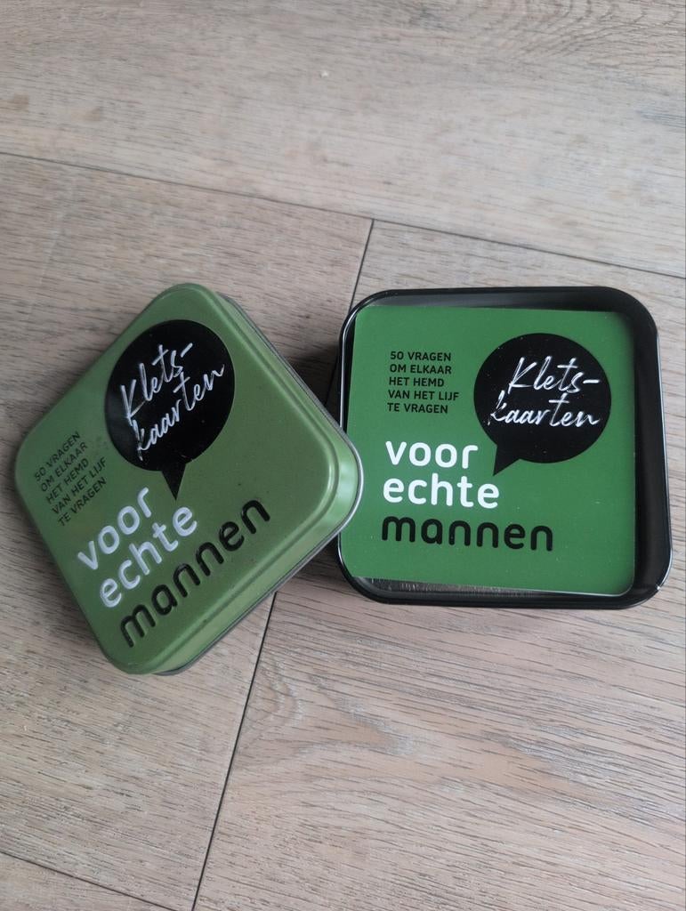 Kletskaarten - 50 Vragen Voor Mannen - Leuk Cadeau!, Vijf spelers of meer, Ophalen of Verzenden, Zo goed als nieuw, Onbekend