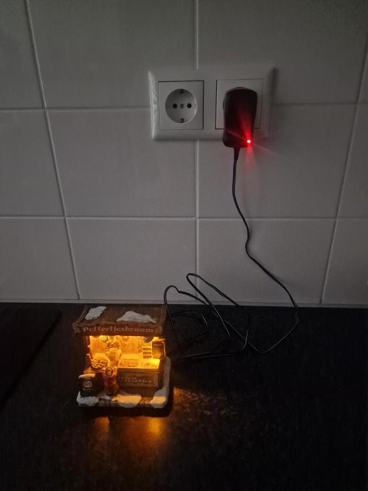 Poffertjeskraam miniatuur, Huis en Inrichting, Lampen | Overige, Ophalen of Verzenden