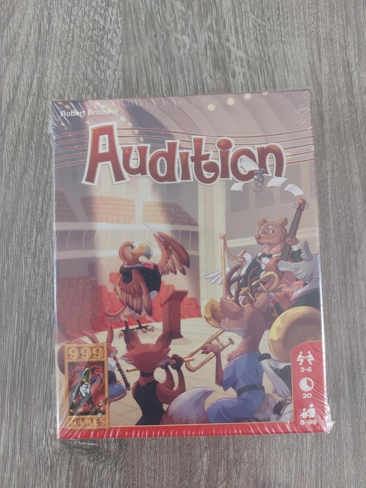 Audition kaartspel 999 games nieuw, Hobby en Vrije tijd, Gezelschapsspellen | Kaartspellen, Nieuw, Ophalen of Verzenden