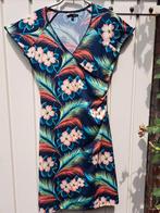 King louie jurk met bloemenprint maat M, Kleding | Dames, Jurken, Maat 38/40 (M), Blauw, Ophalen of Verzenden, Zo goed als nieuw