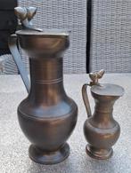 Tinnen schenkkannen met eikel., Antiek en Kunst, Antiek | Tin, Ophalen of Verzenden