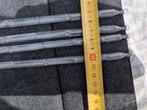 Glazen Pegels - Set van 4, Overige materialen, Gebruikt, Wit, Ophalen of Verzenden