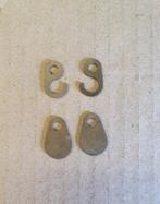 Te koop 2 ketting haakjes en 2 ketting stoppers, Verzenden