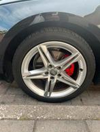 Originele Audi velgen 18” 5x112 S line A4 VAG velgen + band, Ophalen, 18 inch, Velg(en), Winterbanden