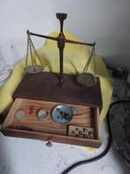 14319)  Antieke Apothekers Weegschaal, Antiek en Kunst, Antiek | Gereedschap en Instrumenten, Ophalen of Verzenden