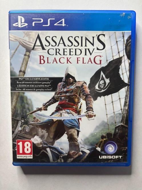 PlayStation 4 | Assassins Creed Black Flag, Spelcomputers en Games, Games | Sony PlayStation 4, Zo goed als nieuw, Avontuur en Actie
