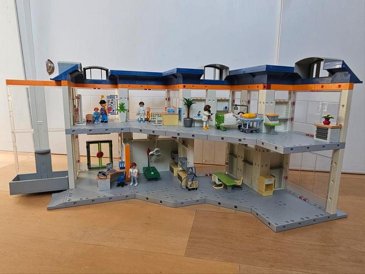 Playmobil Ziekenhuis Compleet met Uitbreiding, Kinderen en Baby's, Speelgoed | Playmobil, Zo goed als nieuw, Ophalen