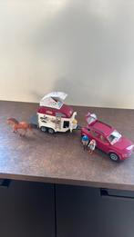 Schleich auto en trailer, Verzamelen, Transformers, G1, Ophalen, Zo goed als nieuw