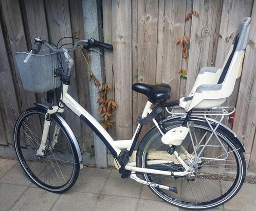 Damesfiets Sparta Marathon 7.0 creme/donkerblauw frame 55 cm, Fietsen en Brommers, Fietsen | Dames | Damesfietsen, Gebruikt, Sparta
