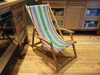 Retro vintage standstoel, Tuin en Terras, Tuinstoelen, Ophalen, Zo goed als nieuw, Hout