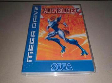 Alien Soldier Sega Mega Drive Game Case beschikbaar voor biedingen