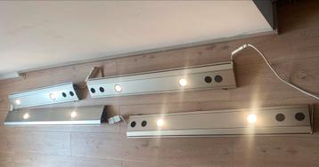 4x Zilverkleurige HACO verlichtingsunits. beschikbaar voor biedingen