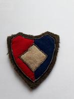 Mouwembleem vroeg model. 1e Legerkorps.met zilverdraad., Embleem of Badge, Nederland, Ophalen of Verzenden, Landmacht