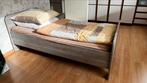 Bed 90x200 incl. matras + in hoogte verstelbaar lattenbodem, Huis en Inrichting, Ophalen, 90 cm, Eenpersoons, Wit