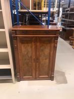 Antieke kledingkast meidenkast mahonie, Antiek en Kunst, Antiek | Meubels | Kasten, Ophalen of Verzenden