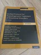 Unified Protocol - Emotionele Stoornissen - Workbook, Boeken, Ophalen of Verzenden, Zo goed als nieuw, Klinische psychologie