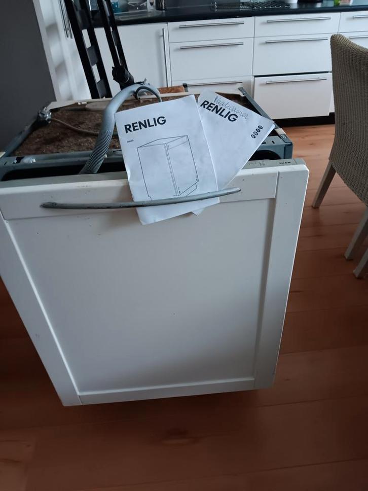 IKEA Renlig Inbouw Vaatwasser, Witgoed en Apparatuur, Vaatwasmachines, Gebruikt, Inbouw, 85 tot 90 cm, 45 tot 60 cm, Eco programma
