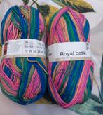 2 bollen gekleurd wol (Royal), Ophalen of Verzenden, Nieuw, Breien of Haken, Wol of Garen