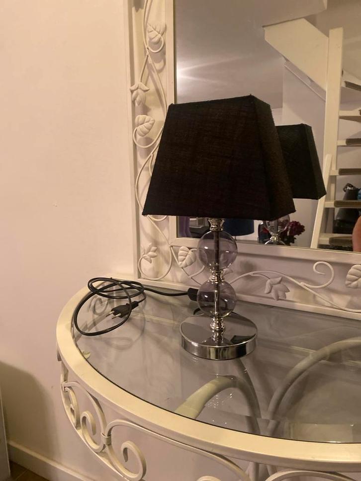 Stijlvolle Nachtlamp, Huis en Inrichting, Lampen | Vloerlampen, Zo goed als nieuw, Minder dan 100 cm, Glas, Ophalen of Verzenden
