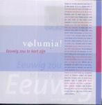 cd-single van Volumia - Eeuwig zou te kort zijn, Verzenden, Zo goed als nieuw, Pop