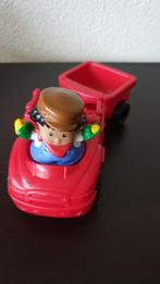 Little people boer met werkauto en aanhanger, Ophalen of Verzenden, Gebruikt, Speelset